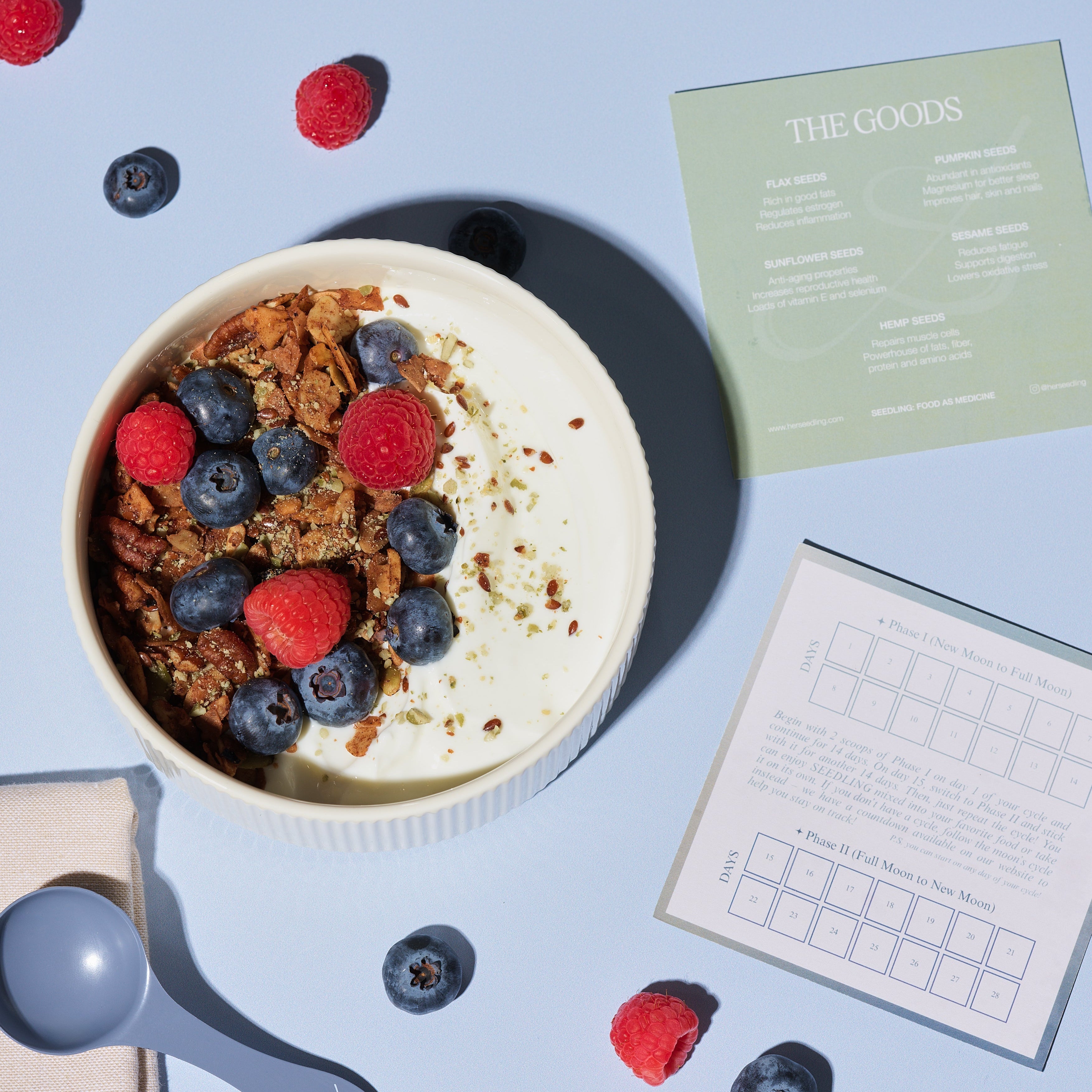 seed cycling phases flax pumpkin sunflower sesame seeds