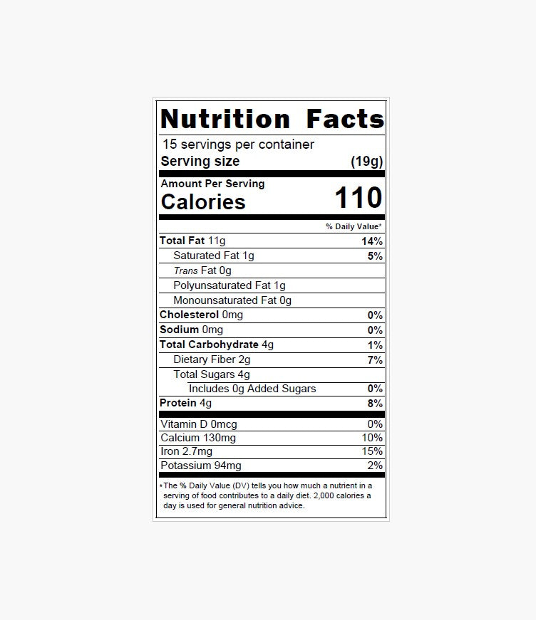 Seed Cycling Nutrition Facts